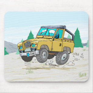 AlfombrillaLandRover88zazzle Mouse Pad