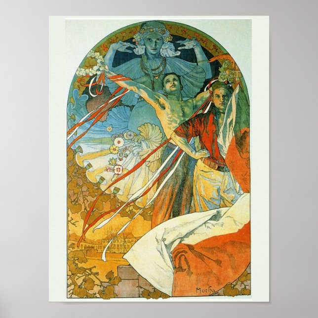Alfons M. Mucha Poster (Front)