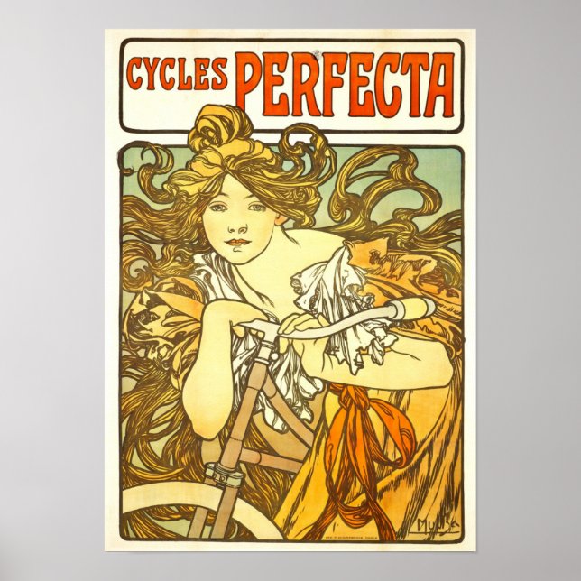 Alfons Mucha - Affiche Art Nouveau (Devant)