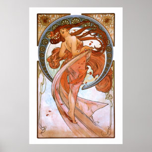 Alfons Mucha: Dance Poster