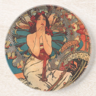 Alfons Mucha Monaco Monte Carlo Coaster