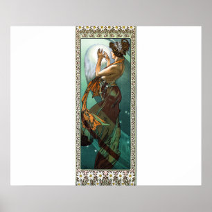 alfons mucha North Star Poster