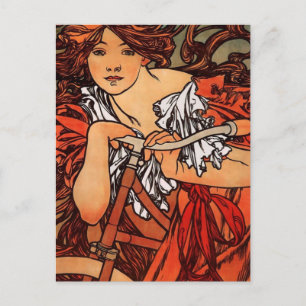 Alfons Mucha Perfecta Postcard