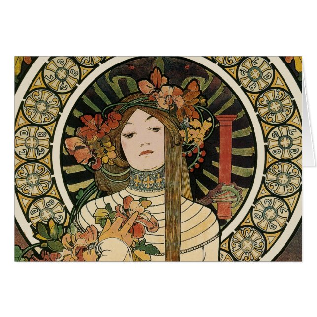 Alfonse Mucha Trappistine Nouveau Vintage Poster (Front Horizontal)