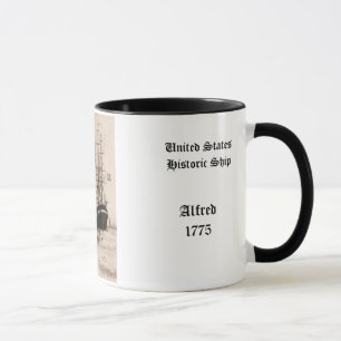 Alfred 1775 United States Historic ship Mug