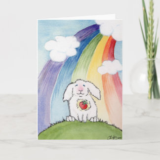 Alfred and the Rainbow Bridge Card