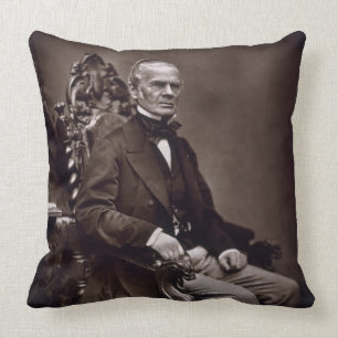 Alfred Auguste Cuvillier-Fleury (1802-87), from 'G Throw Pillow