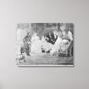 Alfred de Musset  Eugene Delacroix Canvas Print