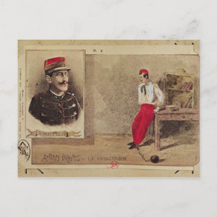 Alfred Dreyfus as a prisoner, 1894-1906 Postcard