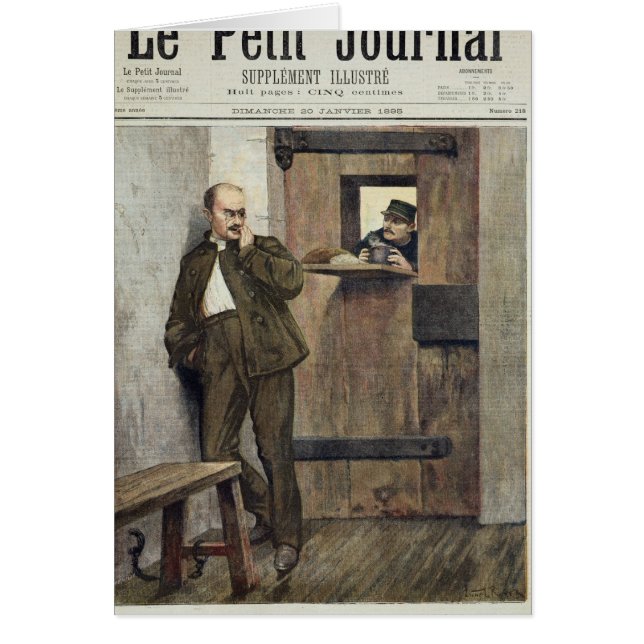 Alfred Dreyfus  in Prison (Front)