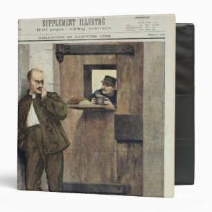 Alfred Dreyfus  in Prison Binder