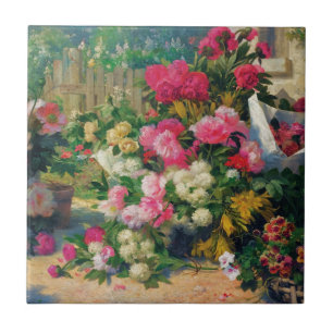 Alfred Petit Flower Baskets and Flower Pots in... Tile