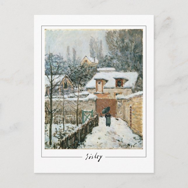 Alfred Sisley #1 - Fine Art Postcard (Front)