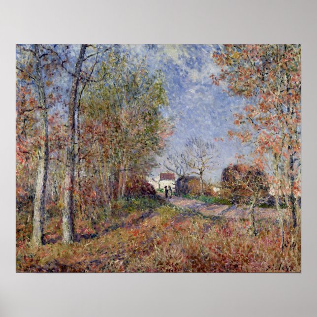 Alfred Sisley | A Corner of the Woods at Sablons Poster (Front)