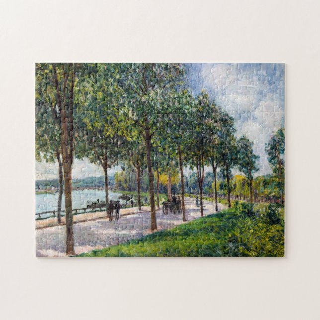 Alfred Sisley - Allee of Chestnut Trees Jigsaw Puzzle (Horizontal)