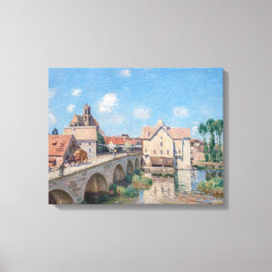 Alfred Sisley artwork - Le Pont de Moret Canvas Print