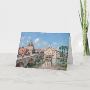 Alfred Sisley artwork - Le Pont de Moret Card