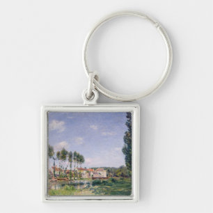 Alfred Sisley Banks of the Loing at Moret Keychain