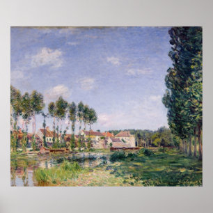 Alfred Sisley   Banks of the Loing at Moret Poster