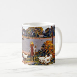 Alfred Sisley, By the River Loing, Coffee Mug