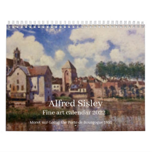 Alfred Sisley - Fine Art Calendar for 2022