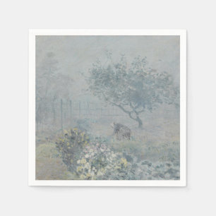 Alfred Sisley - Fog, Voisins Napkin