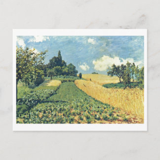 Alfred Sisley - Hügeln von Argenteuil 1873 oil Postcard