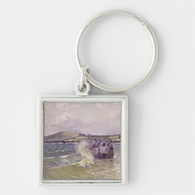Alfred Sisley | Lady's Cove, Langland Bay, Le Mati Keychain (Front)