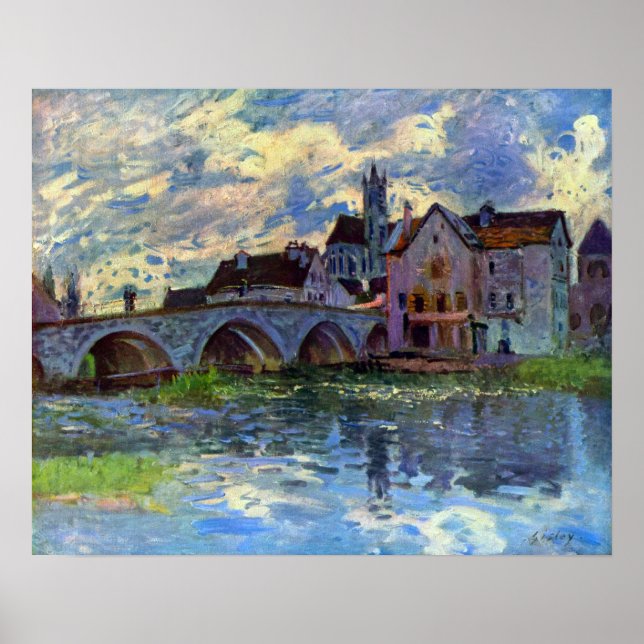 Alfred Sisley - Moret-sur-Loing Poster (Front)