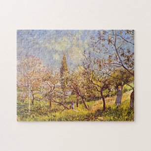 Alfred Sisley Orchard in spring Jigsaw Puzzle
