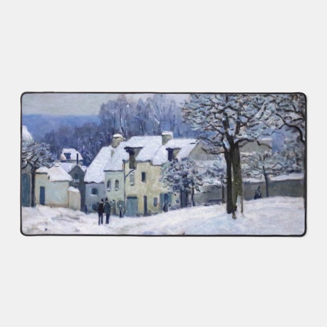 Alfred Sisley - Place Chenil à Marly, Effet Neige (Recto)