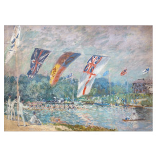 Alfred Sisley - Regatta at Molesey Tablecloth