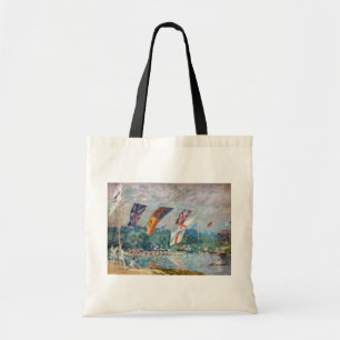 Alfred Sisley - Regatta at Molesey Tote Bag