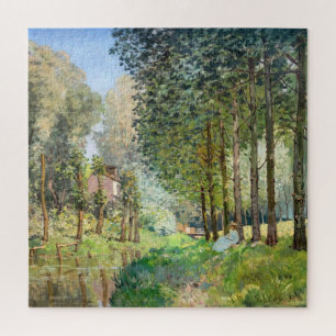 Alfred Sisley - Rest along the Stream Jigsaw Puzzle