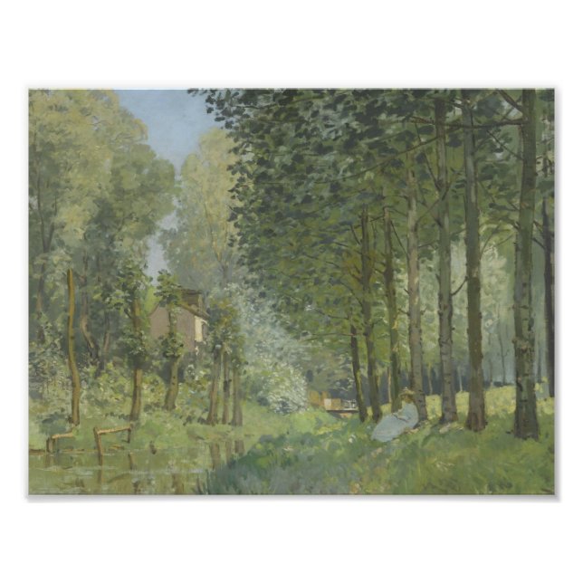 Alfred Sisley - Rest along the Stream Photo Print (Front)