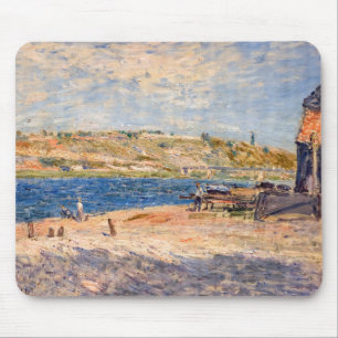Alfred Sisley - River Banks at Saint-Mammes Mouse Pad