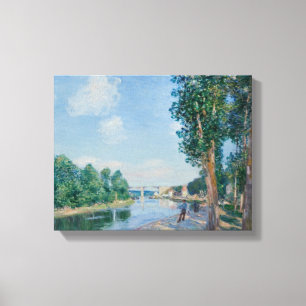 Alfred Sisley - Saint-Mammes. June Sunshine Canvas Print
