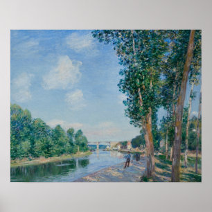 Alfred Sisley - Saint-Mammes. June Sunshine Poster