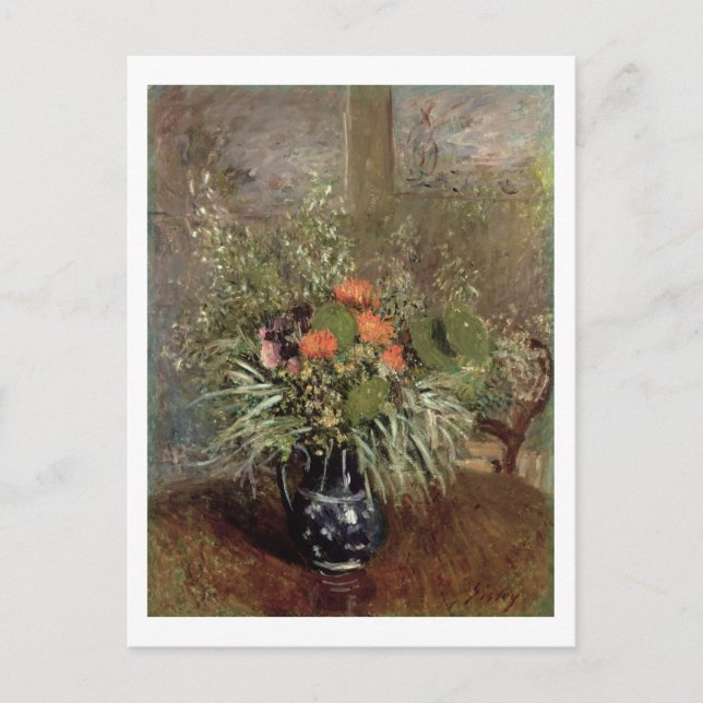 Alfred Sisley | Still Life of Wild Flowers Postcard (Front)