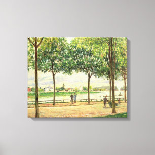 Alfred Sisley Street of Spanish Chestnut Trees Canvas Print