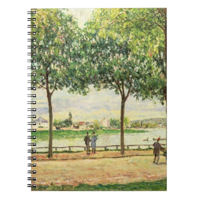 Alfred Sisley | Street of Spanish Chestnut Trees Notebook (Front)
