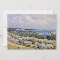 Alfred Sisley - Terrace at Saint-Germain, Spring