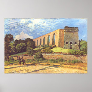 Alfred Sisley The Aqueduct of Marly Poster