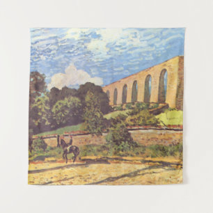 Alfred Sisley The Aqueduct of Marly Tapestry
