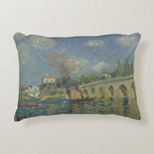 Alfred Sisley   The Bridge Accent Pillow