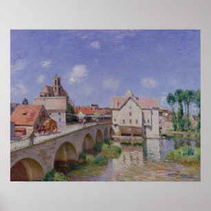 Alfred Sisley   The Bridge at Moret Poster