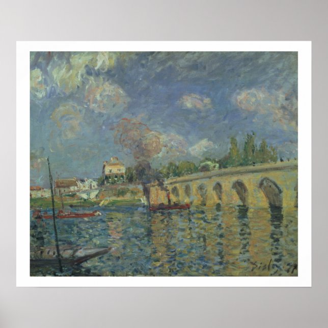 Alfred Sisley | The Bridge Poster (Front)