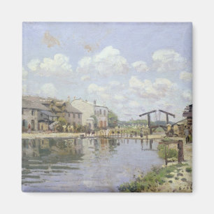 Alfred Sisley The Canal Saint-Martin, Paris Magnet