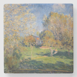 Alfred Sisley - The Garden of Hoschede, Montgeron Stone Coaster
