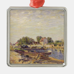 Alfred Sisley The Loing at Saint-Mammes Metal Ornament